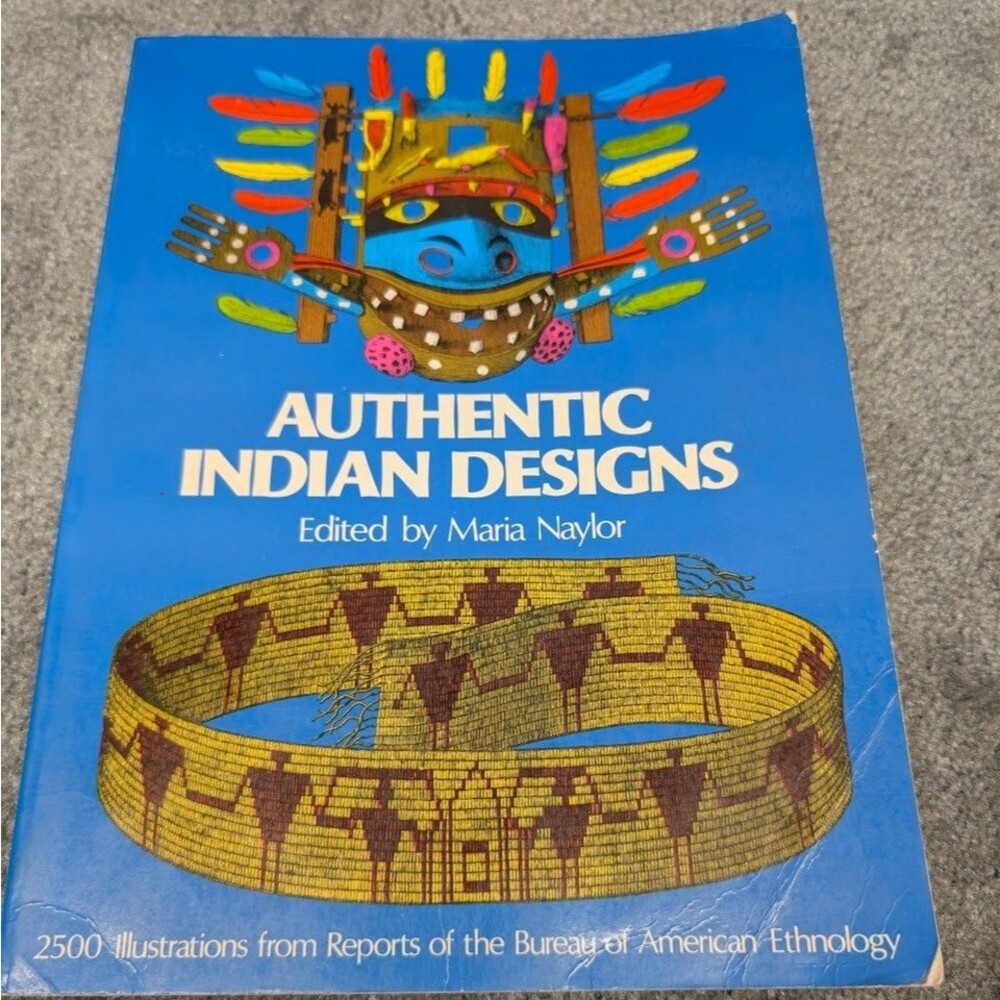 Authentic Indian Designs 2500 Illustrations Prehistoric to Late 19th Century Boo